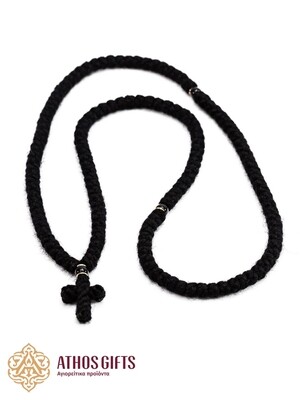 Handmade woven prayer rope with 150 knots.