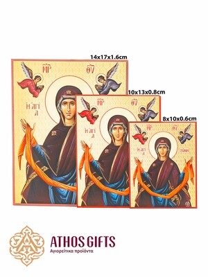 Icon of the "Belt of the Most Holy Theotokos."