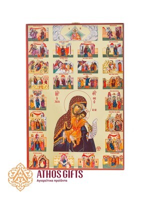 Icon of the Mother of God “Akathist”.