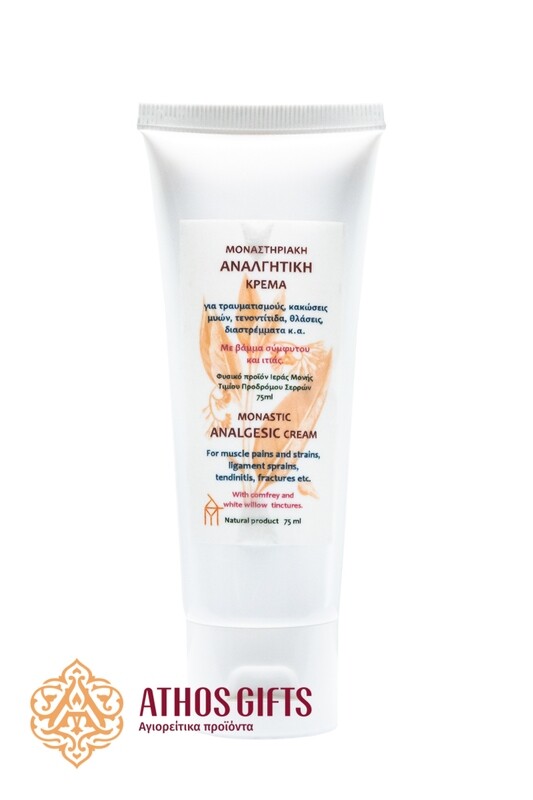 A pain-relieving cream based on natural ingredients.
