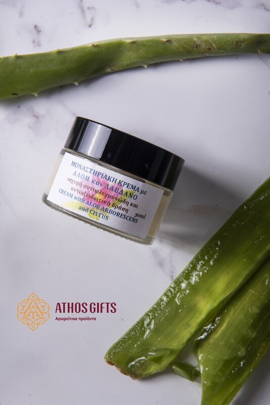 Cream with aloe and labdanum, made according to a traditional monastic recipe.