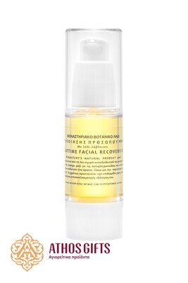 Moisturizing night oil based on natural ingredients, made according to a traditional monastic recipe