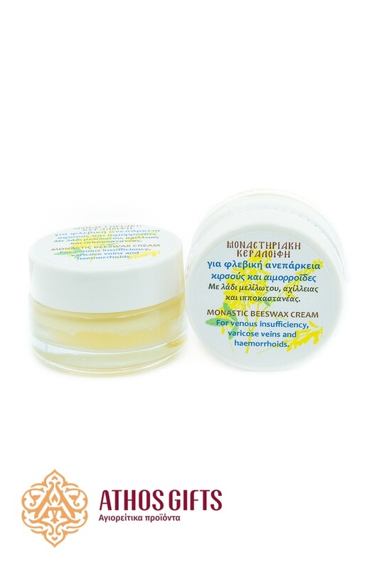Ointment with beeswax for venous insufficiency.