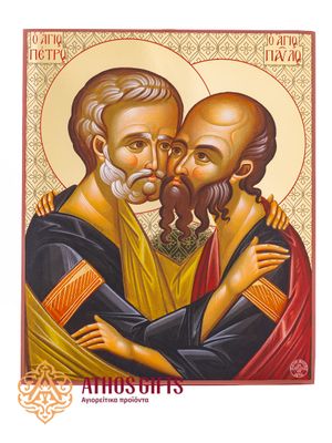 Icon “Embrace of the Apostles Peter and Paul”