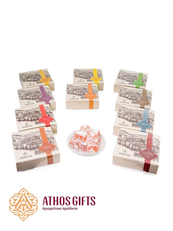 Loukoumi in 10 different flavors