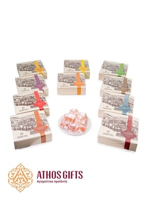 Loukoumi in 10 different flavors