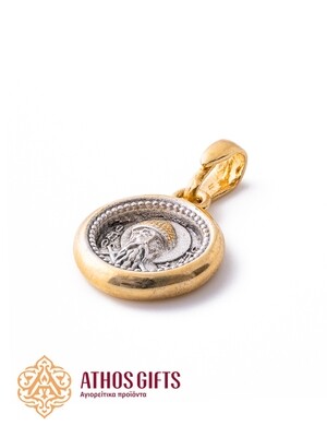 St. Spyridon silver pendant 1,5 cm