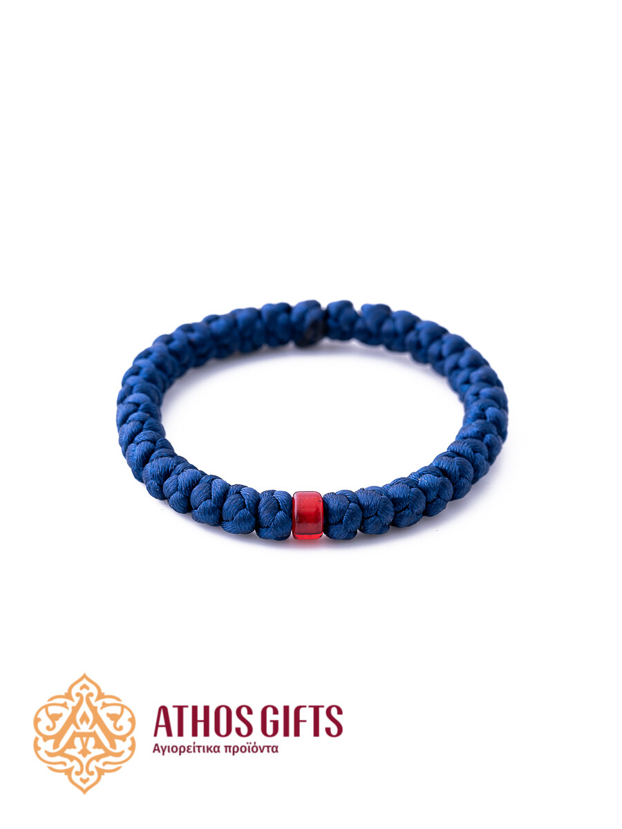 Handmade braided bracelet, Color of beads: Red