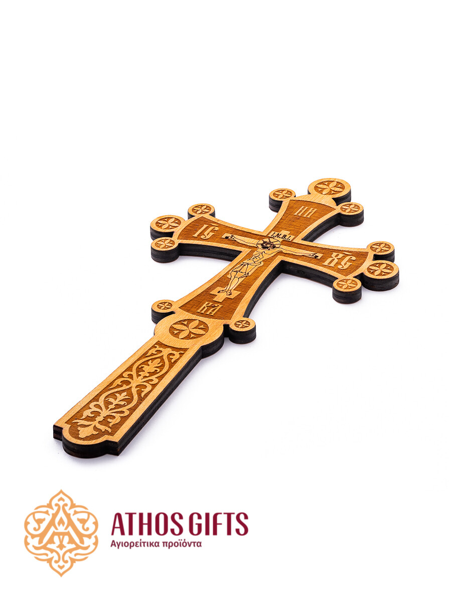 Wooden altar cross.