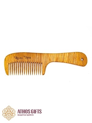 Handmade wooden comb, crafted by Athonite monks.