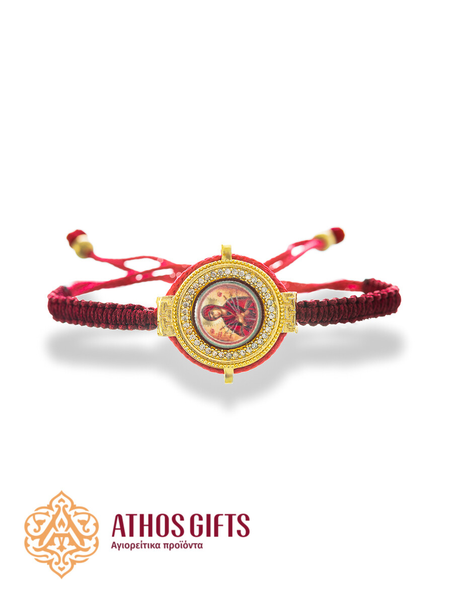 Theotokos of the 7 Swords Bracelet, Color: Red