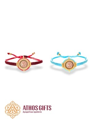ΧΡ ΝΙΚΑ braided bracelet.