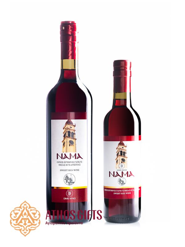 Natural sweet church wine with a rich flavor