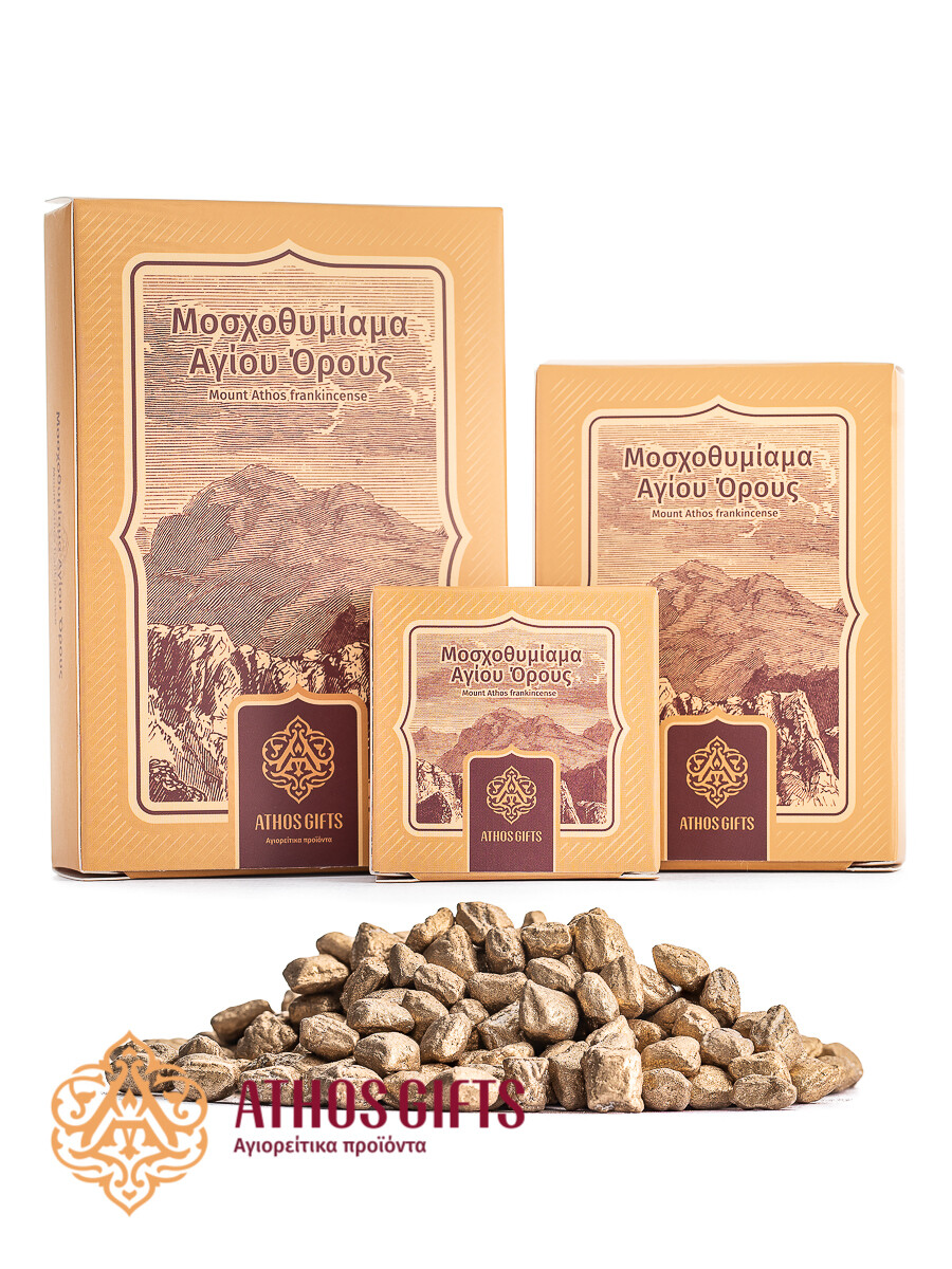 Natural incense “Gold” with essential oils, made from the resin of the Boswellia tree.