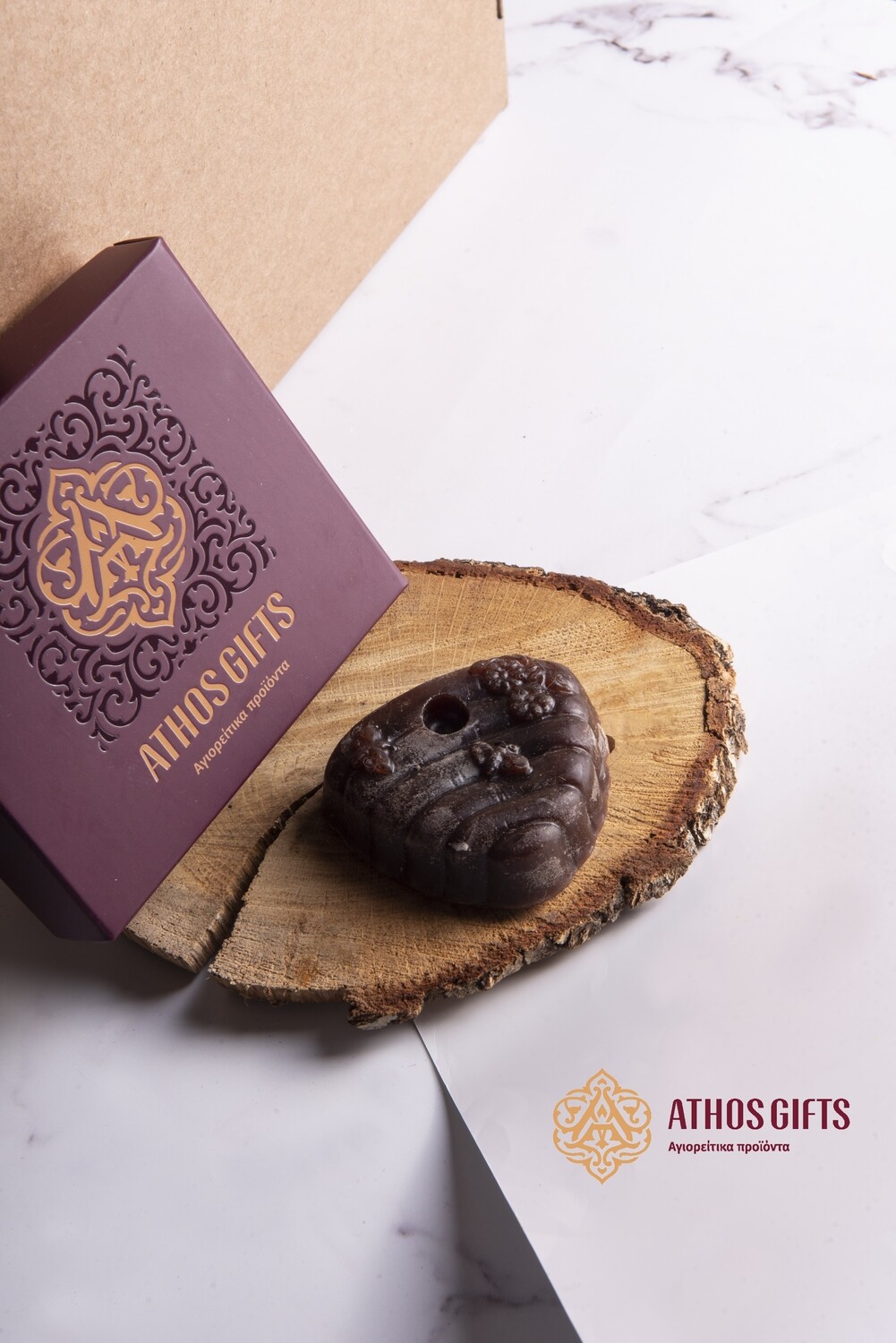 Natural monastic soap based on vegetable glycerin with propolis and aloe