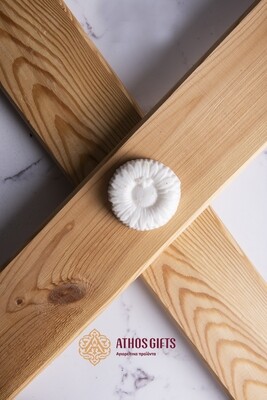 Natural monastic soap based on vegetable glycerin with the addition of donkey milk