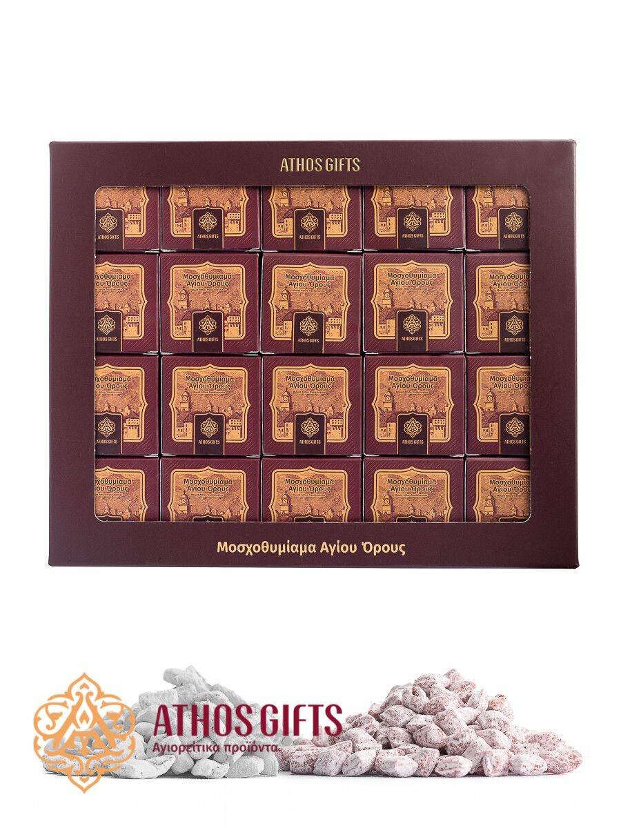 Gift set of 20 incense sticks made from the resin of Boswellia trees.