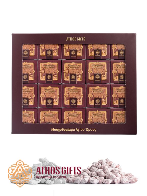 Gift set of 20 incense sticks made from the resin of Boswellia trees.