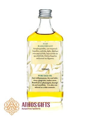 Natural sage oil from the Monastery of Saint John the Baptist.