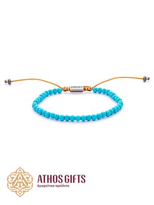 Handmade turquoise bracelet.