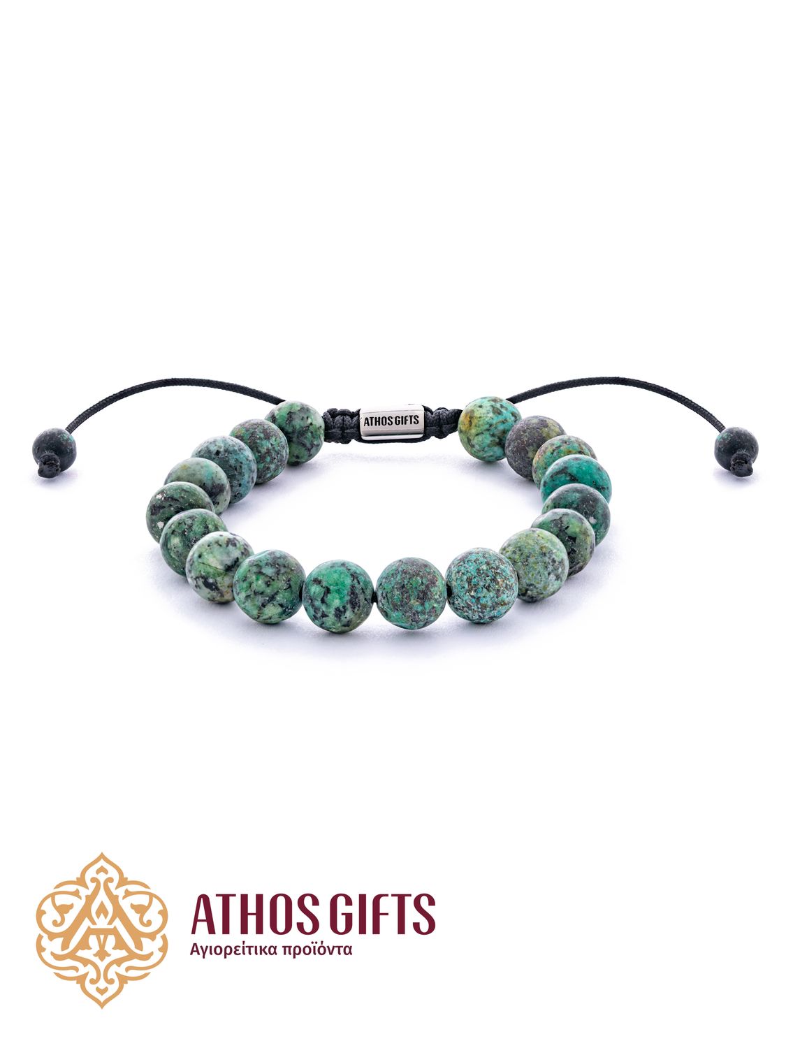 Handmade bracelet made of natural African turquoise stones