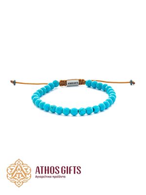 Handmade turquoise bracelet.