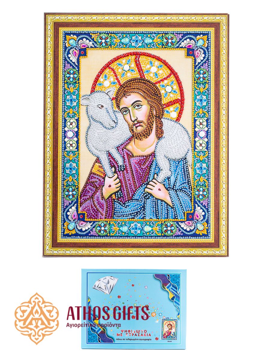 Mozaic de diamante Mielul lui Dumnezeu