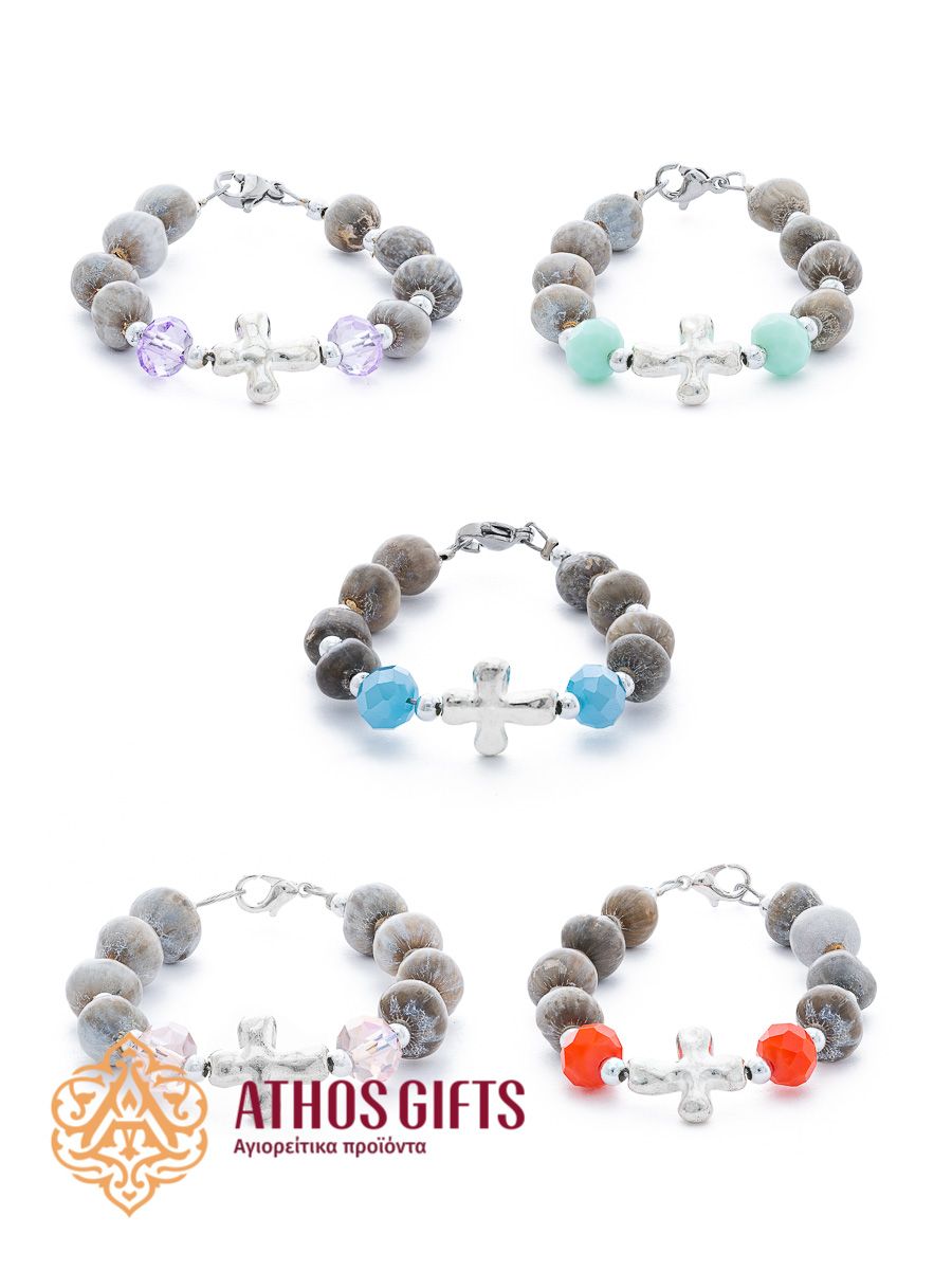Orthodox bracelets handcrafted by the monks of Athos from the seeds of the “Tears of the Virgin Mary” plant.