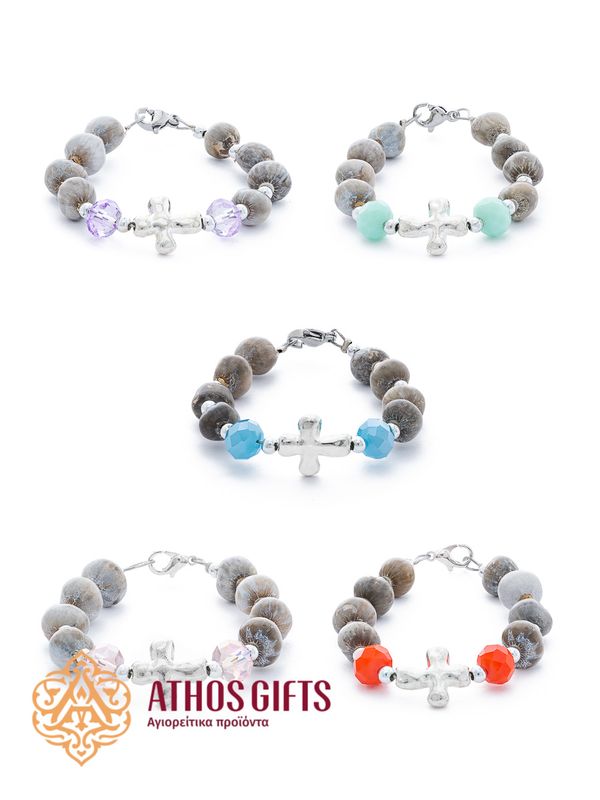 Orthodox bracelets handcrafted by the monks of Athos from the seeds of the “Tears of the Virgin Mary” plant.