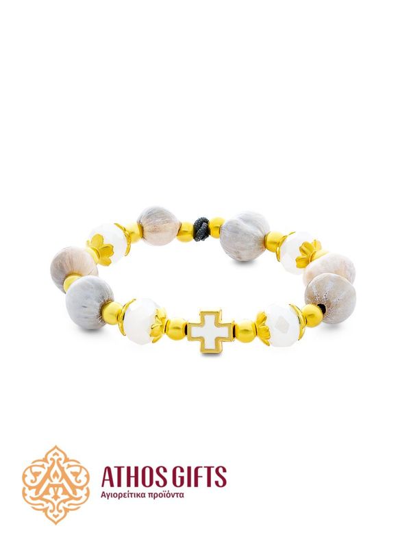Children's bracelet “Tears of the Theotokos” with white beads