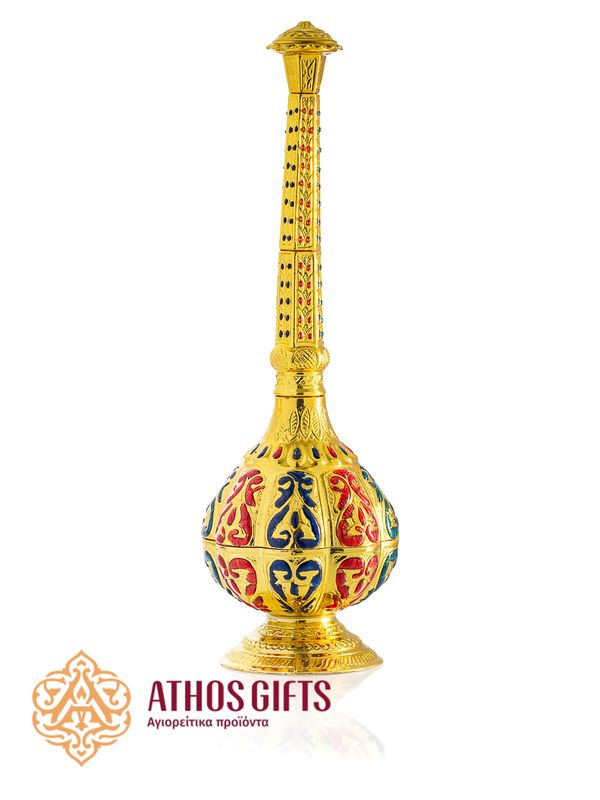 Gold-colored church aspergillum