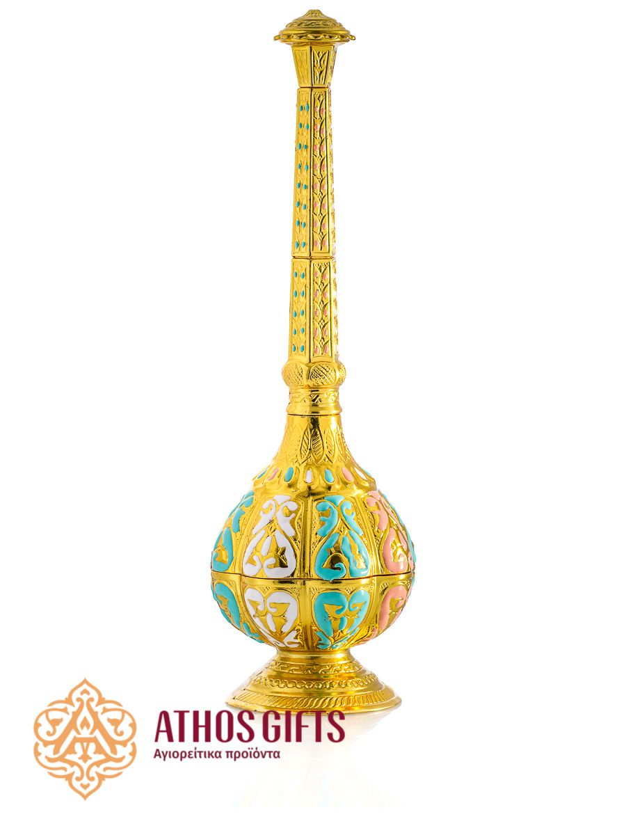 Gold-colored church aspergillum