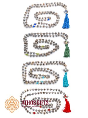 Tears of Virgin Mary prayer rope 100 beads