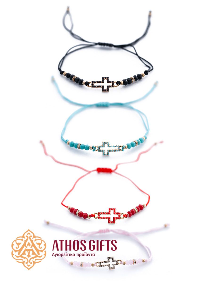 Bracelet with Metal Cross
