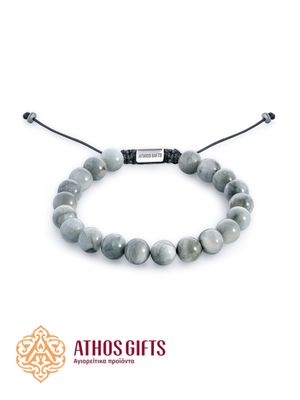 Handmade bracelet made of natural "Eagle Eye" stones