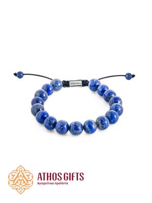 Handmade lapis lazuli bracelet made of high-grade natural stones