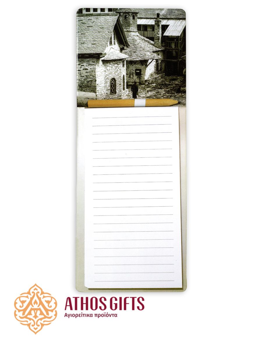 Magnetic notepad with a pencil