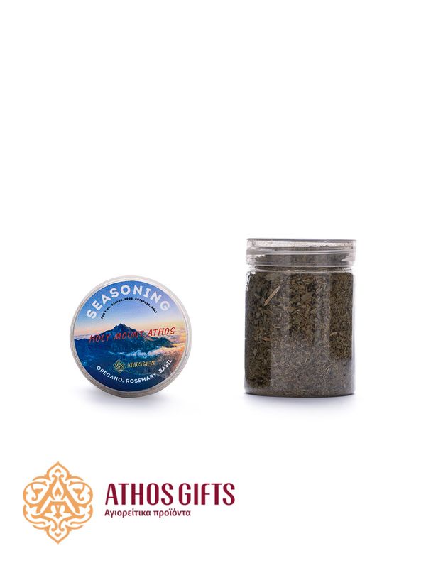 Original monastic blend of three herbs grown by the monks of Mount Athos