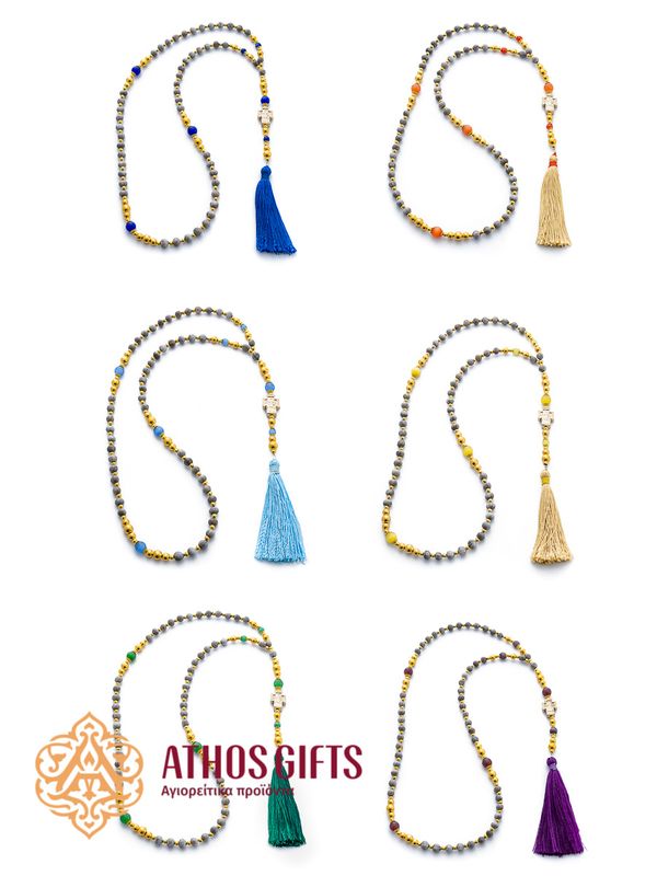 Orthodox prayer ropes “Tears of the Theotokos”, handmade by the monks of Athos
