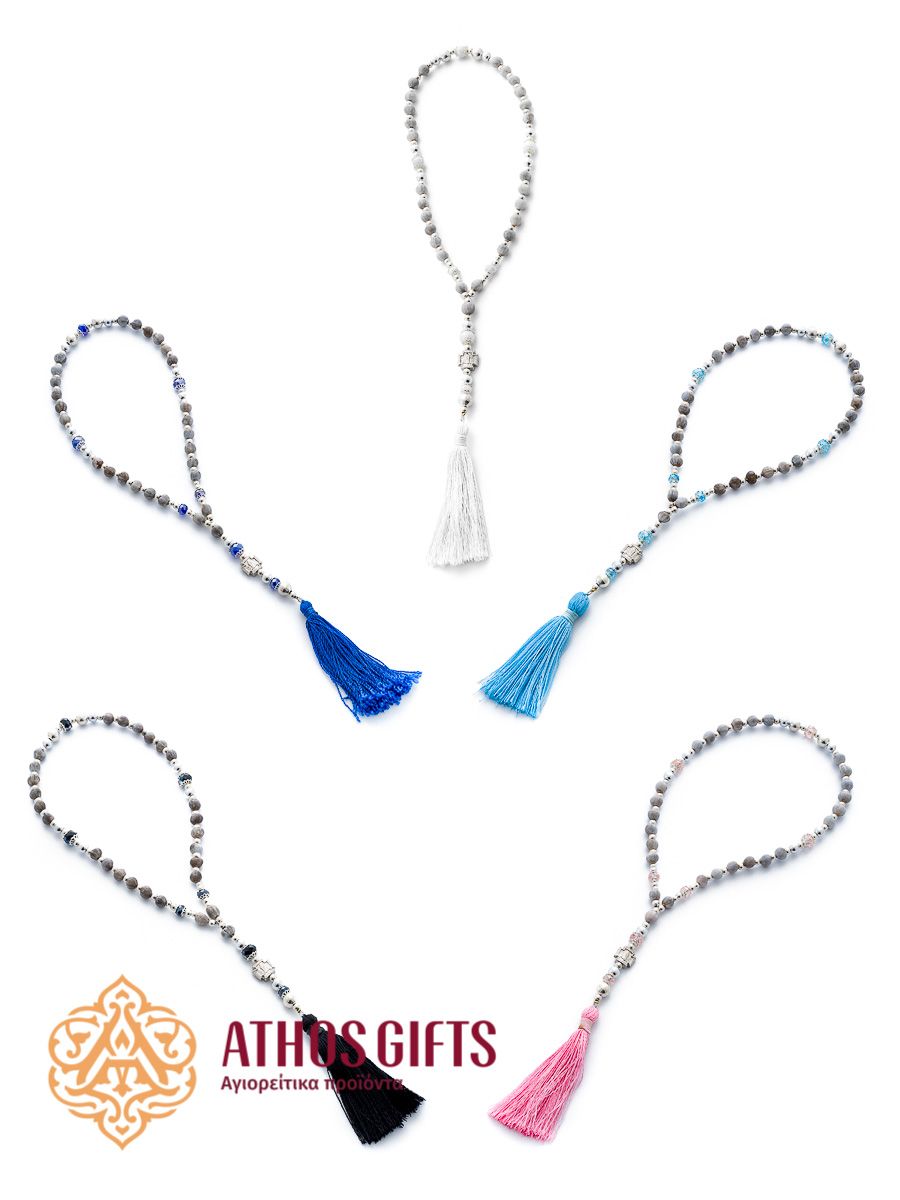 Orthodox prayer ropes “Tears of the Theotokos”, handmade by the monks of Athos