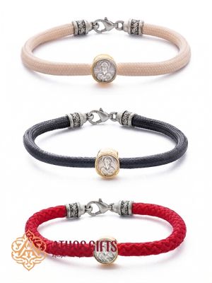 Saint Spyridon braided bracelet 20 cm