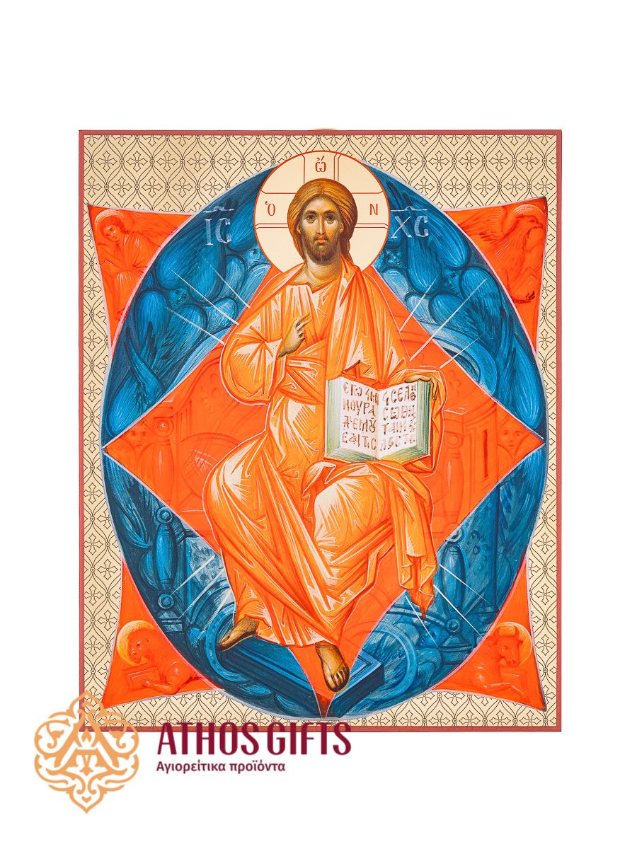 Icon “Jesus Christ in Glory,” made on MDF using advanced printing technologies