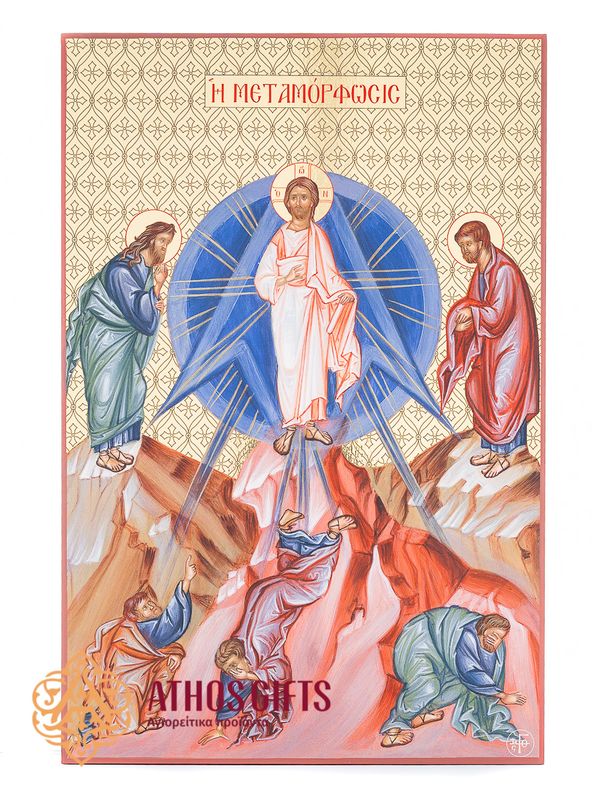 The icon “The Transfiguration of the Lord” is made on chipboard using the most advanced printing technologies.