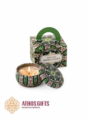 Tin Can Aroma Candle with Seashells