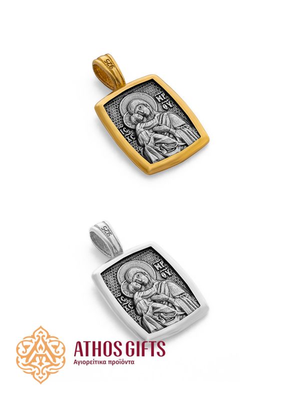 Silver Pendant "Mother of God Eleousa"