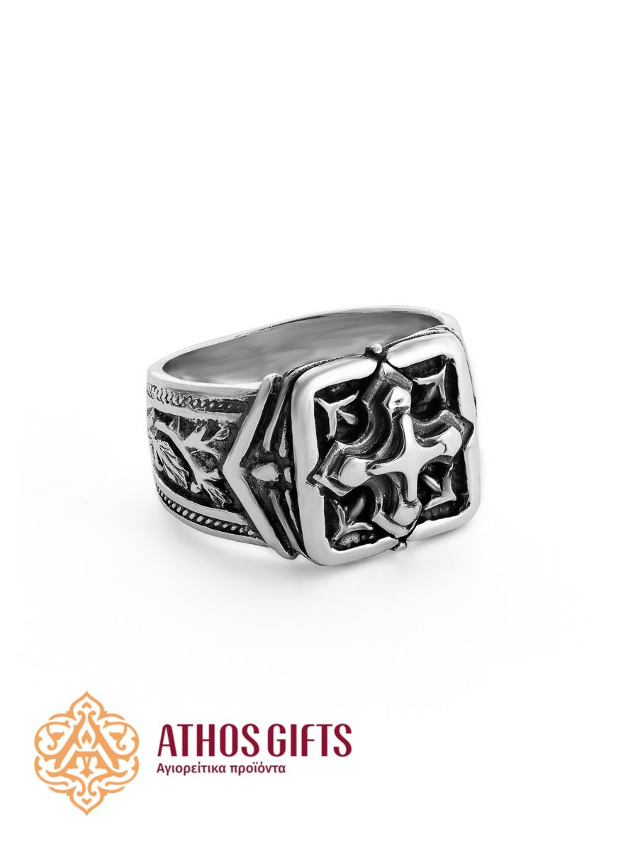 Sterling Silver Men's Ring | Equilateral Cross