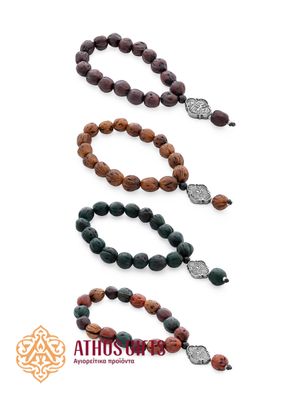 Aromatic Nutmeg Prayer Rope | 17 beads