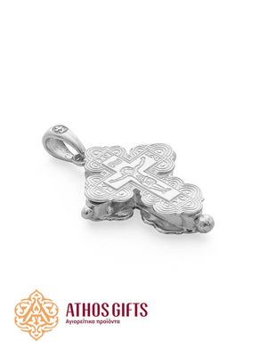 Double-Sided 925 Sterling Silver Cross Pendant