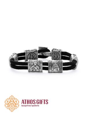 Braided Bracelet | Saints Spyridon, Nicholas, Panteleimon