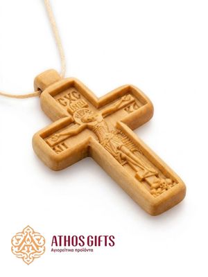 Handmade wooden neck cross.
